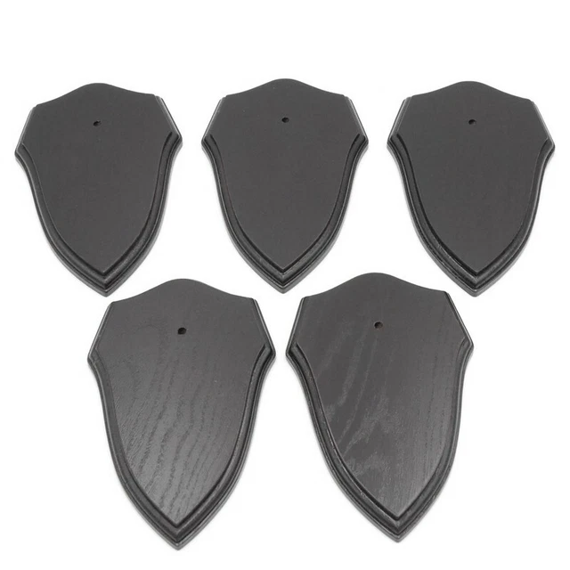 5 Pieza Escudo de Trofeo Forma Af 19CM X 11CM Oscuro para Ciervo 2