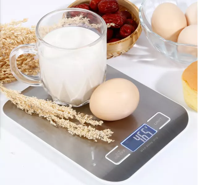 weighing 5kg 1g Electronic Digital Kitchen Scale Postal Scales Stainless Steel