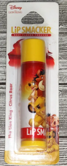 Lip Smacker Disney The Lion King Citrus Roar Flavored Lip Balm ~ New & Sealed