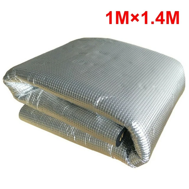 5mm Voiture Capuche Son Insonorisant Chaleur Isolation Protection Tapis Feu Pad 3