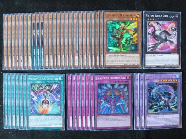 Yu-Gi-Oh 44 Card P.u.n.k. Deck  *Ready To Play*