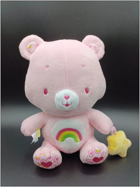 Peluche Bisounours Vintage – Ours Grosfarceur, Doudou Ancien Rose