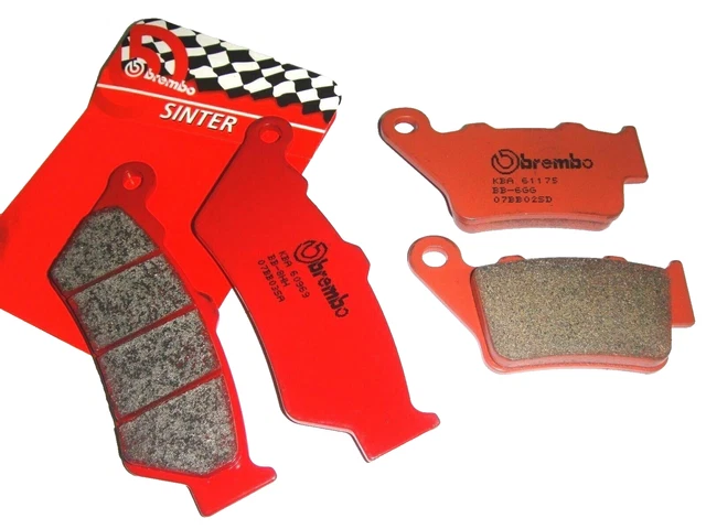 Kit Pastiglie Freno Brembo Anteriori E Posteriori Sinterizzate Per Suzuki DL V-Strom 650 (2007-2012)
