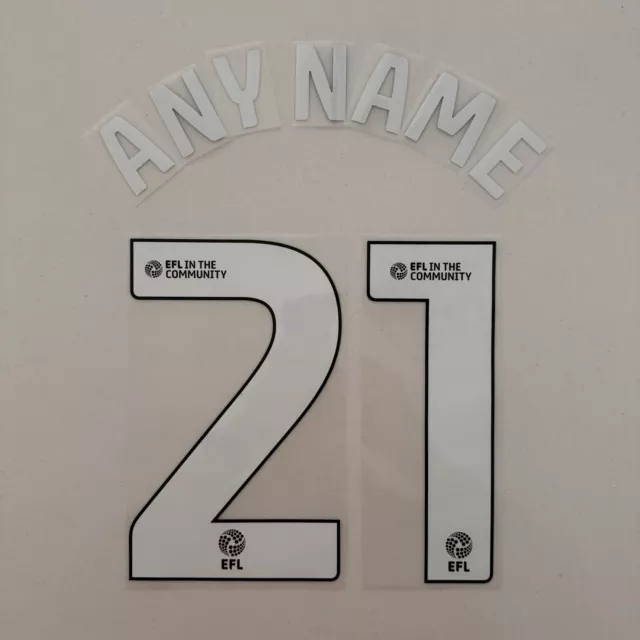 WREXHAM EFL Sky Bet League One 2024/25 Home Shirt Name & Number Set