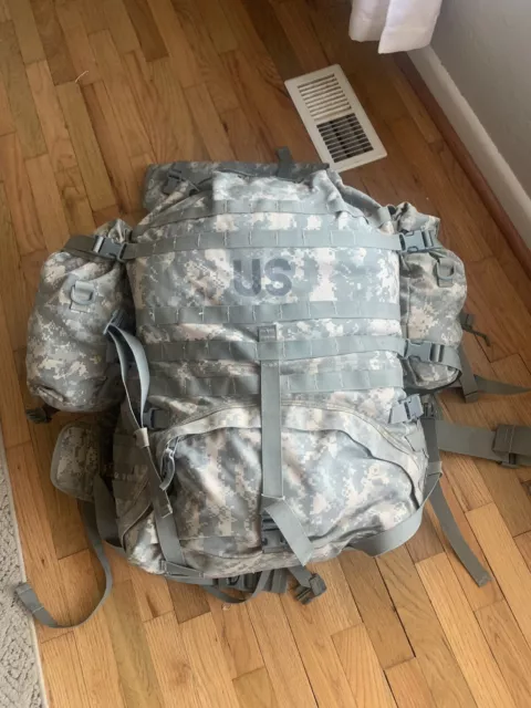 US Military ACU MOLLE II LARGE RUCKSACK USED BACKPACK COMPLETE ARMY Ruck USGI