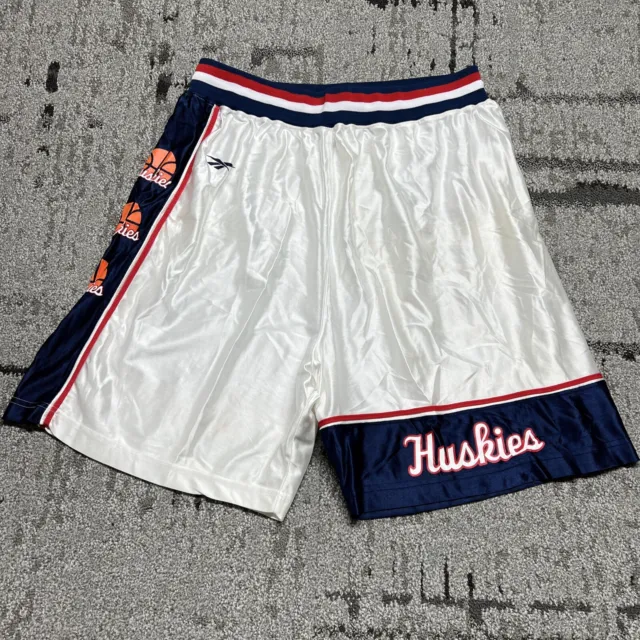 Rare￼ VINTAGE 1990s Reebok Authentic UConn Huskies Women’s Basketball Shorts XL