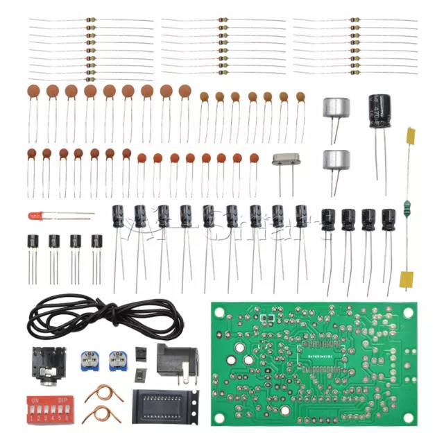 1PCS Digital Radio Station PLL Stereo BH1417F FM Radio Transmitter DIY Kit