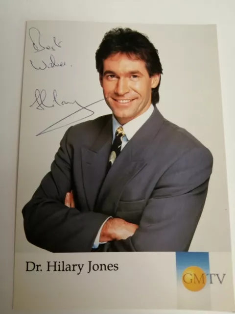 Dr. Hilary Jones - GMTV Presenter Hand Signed Photo 6x4
