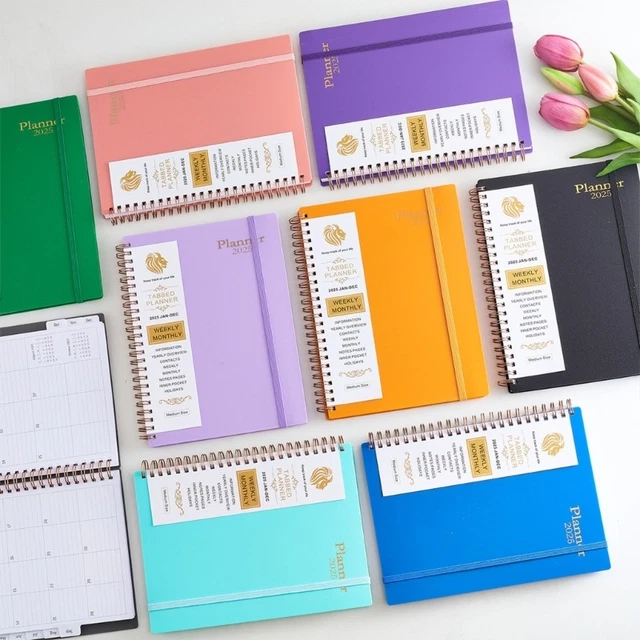 2025 DAILY WEEKLY Monthly Planner from 01.2025-12.2025 Dated Academic ...