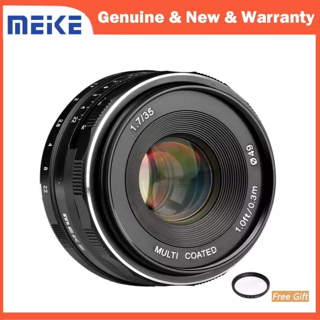 Meike 35 mm F1.7 obiettivo Focus manuale Prime per Micro 4/3 MFT M4/3 Olympus Panasonic