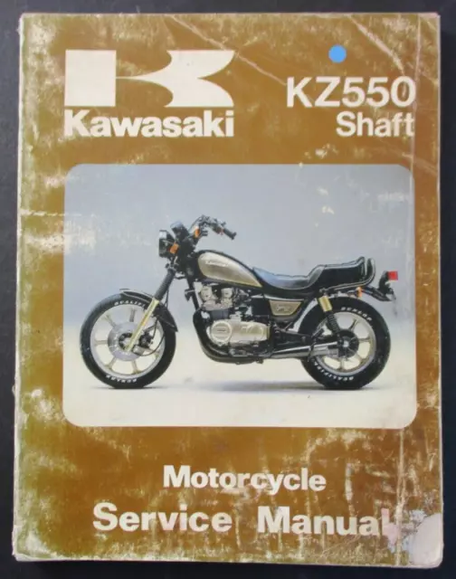 Kawasaki Kz550 Shaft Genuine Factory Official Workshop Service Manual Pre-Owned
