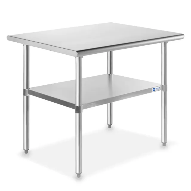 36 x 24 Inch NSF Stainless Steel Prep Table