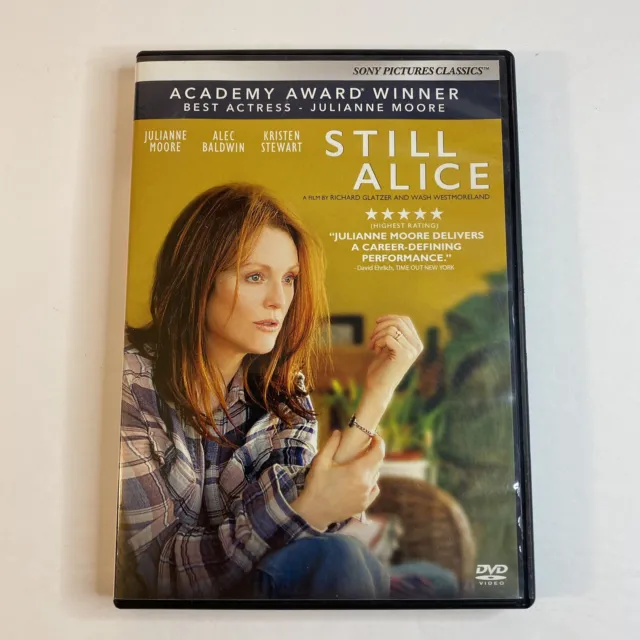 Still Alice (DVD, 2015) Romance Julianne Moore Alec Baldwin Kristen Stewart