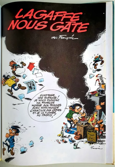 Gaston Lagaffe T.08 : Lagaffe Nous Gâte / Franquin (Dupuis, 1981) [Tbe] 3