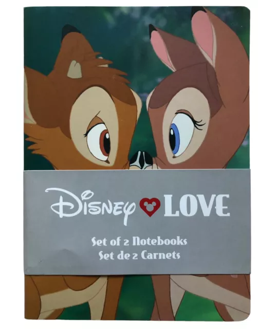SET LOT DE 2 cahier Notebook Carnet bambi disney Disneyland paris new EUR  11,04 - PicClick FR