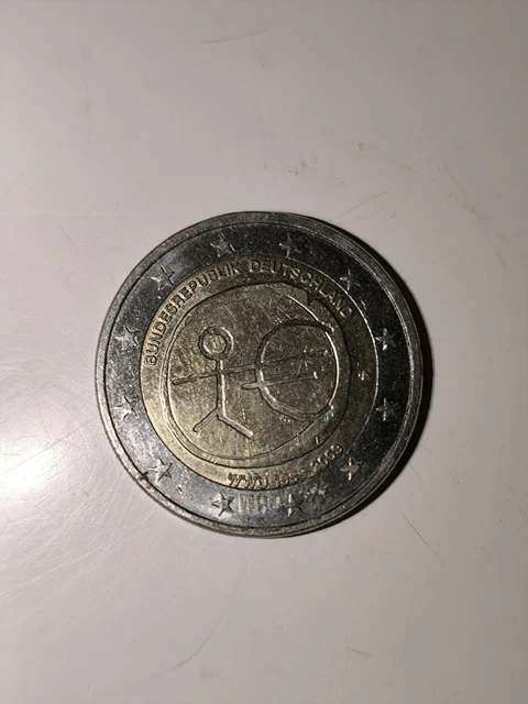 Seltene 2 Euro Münze Strichmännchen Wert SELTENE 2 EURO Münze Strichmännchen WWU 1999-2009 (A) Bundesrepublik