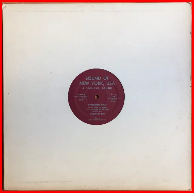 DISCO RAP 12" Spoonin Gee-spoonin rap SOUND OF NEW YORK - RARE OG '79 - MINT mp3