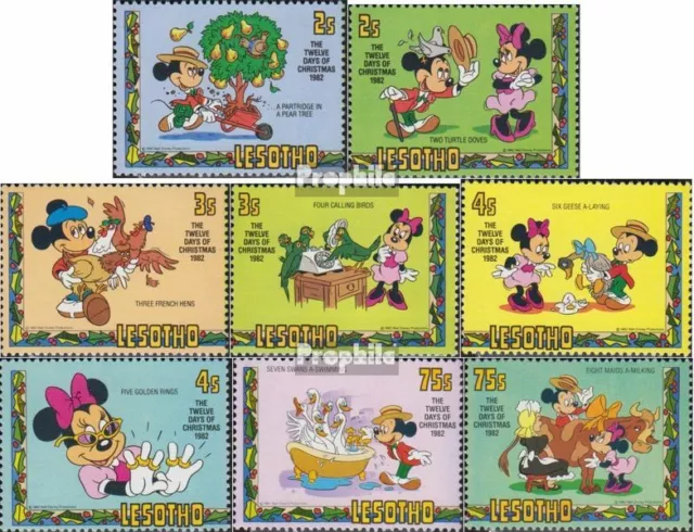 lesotho 402-409 (complete issue) unmounted mint / never hinged 1982 Walt Disney