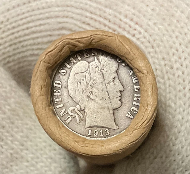 Unsearched Old Estate Wheat Penny Roll Indian Head Old Vintage Cents Silver Dime