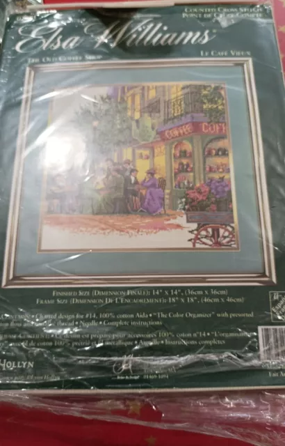 Elsa Williams Counted Cross Stitch The Old Coffee Shop Kit No 02095