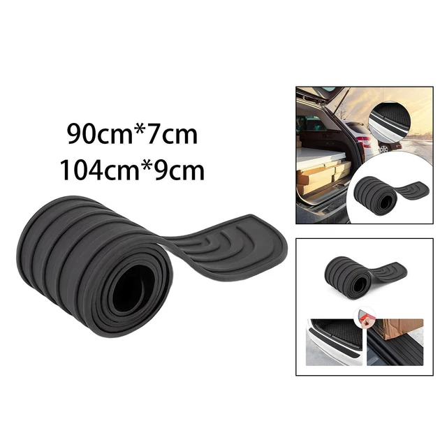 Band Protection Pare-chocs Voiture - Lot De 4 - PVC Souple - Autocollant - 140x5,2cm - Anti-rayures