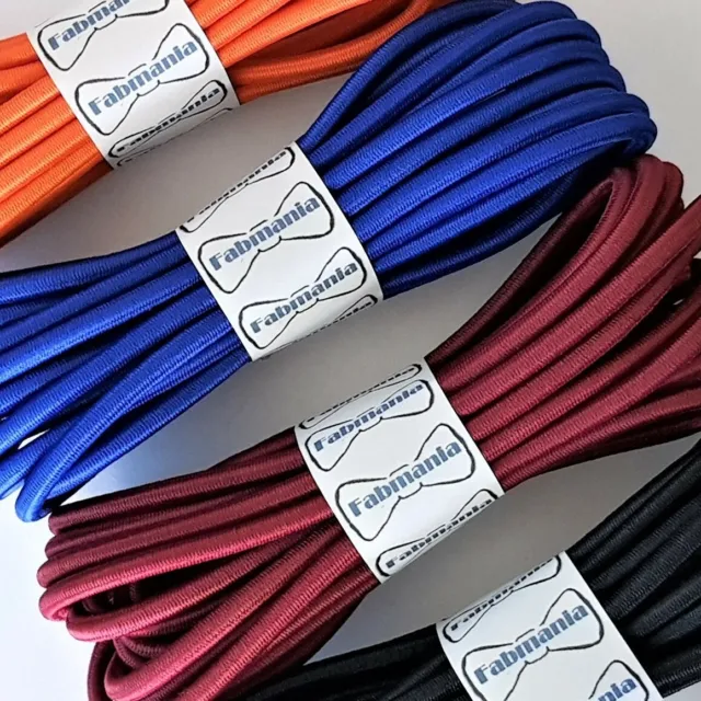 Round Elastic cord - stretch bungee cord  - 5 mm diameter