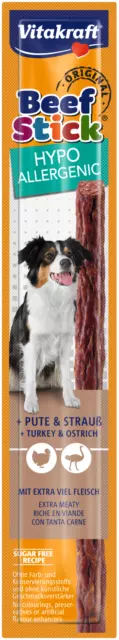 50 x 12g Vitakraft BEEF STICK friandise hypoallergénique originale pour chien