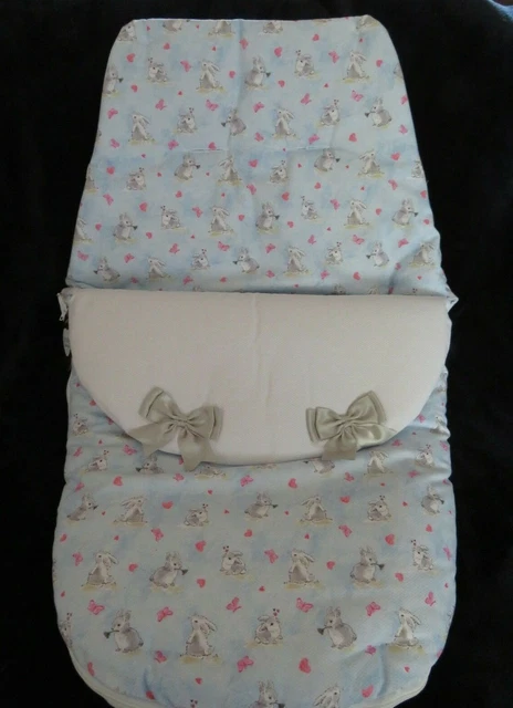 Kinder Baby Boys 3 in 1  Romany Vintage Rabbits Cosy Toes Universal Footmuff
