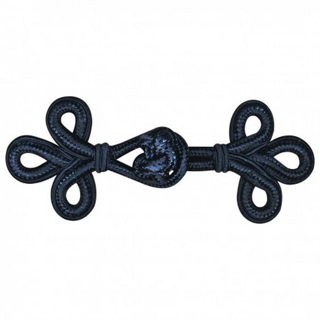 Alamaro Soutache Passamaneria Nero Cm 21x7,5 S839