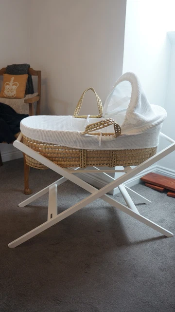 John lewis rocking moses basket sales stand