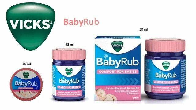 Vicks VapoRub Dampfreiben kalte Kopfschmerzen BabyRub Roll-On Inhalator Xtra stark 4