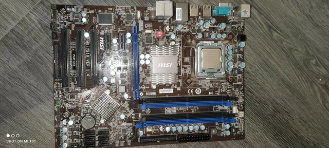 CARTE MÈRE MSI MS-7519 VER 1.4 LGA775 ATX CPU Intel® Core™2 Quad Q8400  EUR 9,00 PicClick FR