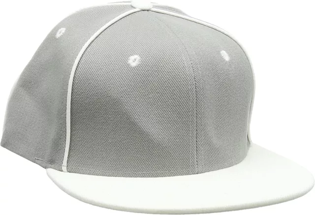 Cordón de la tapa decky Hombres Cap Snapbacks tocados, blanco, un tamaño