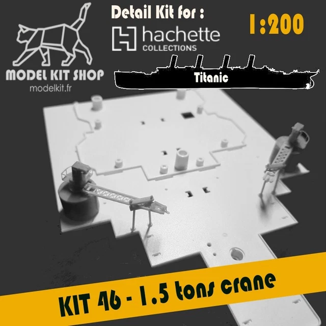 Kit Upgrade Titanic Hachette 1:200 #01 – Hatch 1 / Cambusa / Aeratore, Francia