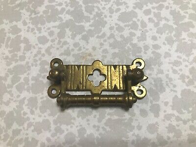 Extremely RARE MINIATURE VICTORIAN  BRASS EASTLAKE Period OLD PULL!