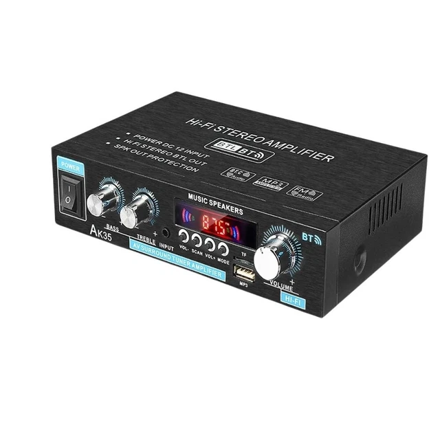 Amplificateur Audio HiFi Woopker AK45 Pro Bluetooth Numérique MP3 À Sortie 820W FM Bass Support 90 240V Du 43,93 € | DHgate