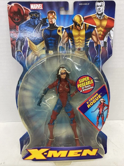 Toy Biz X-Men Classics X-Treme Rogue Short Hair & Goggles Action Figure New