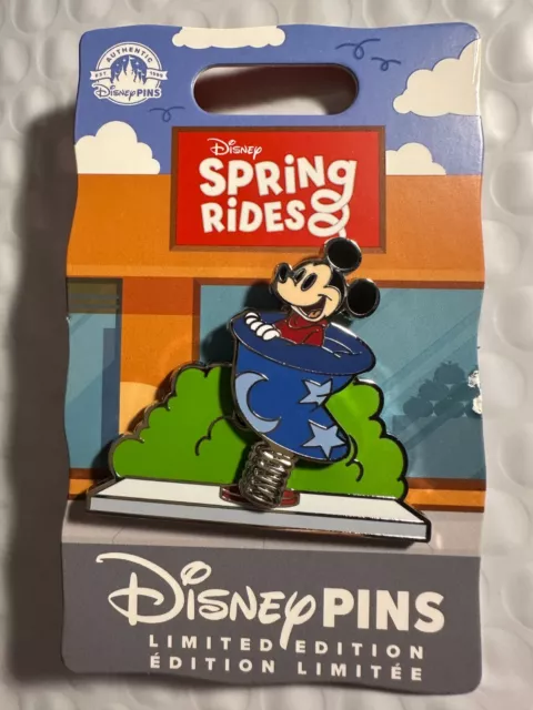 Disney Spring Rides Pin 2024 Mickey Sorcerer Hat Le4000