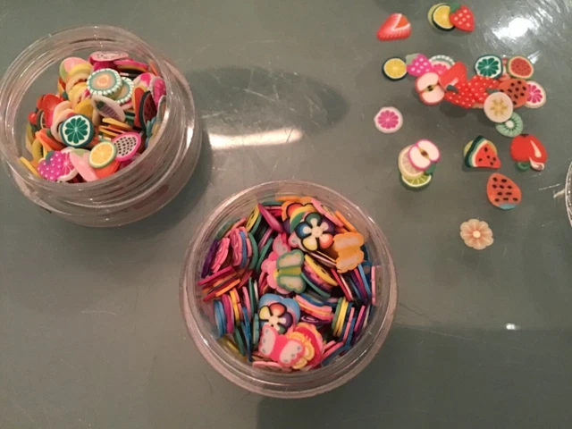 RIVAL 2 pegatinas de uñas frutas ❤️ ❤️ pegatinas de uñas frutas esmalte de uñas