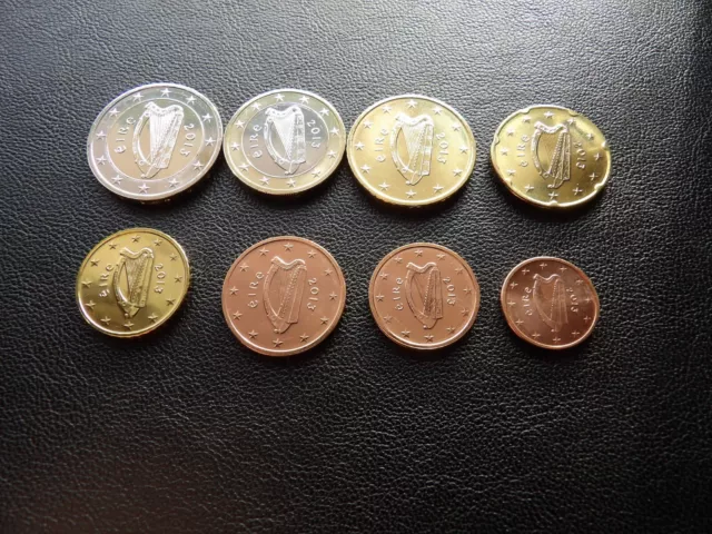 Ireland  2013 year UNC coin set from 1 cent - 2 euro total 8 coins 3,88 euro