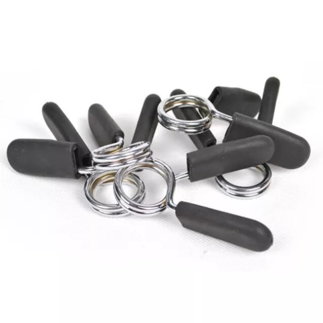 Barbell Clamp Spring Necklace Clips Gym Weight Dumbbell Lock Kit Barbell LoA'EL