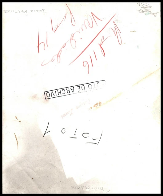 1950S CUBAN CUBA ACTRESS VELIA MARTINEZ STUNNING PORTRAIT VINTAGE ORIG ...