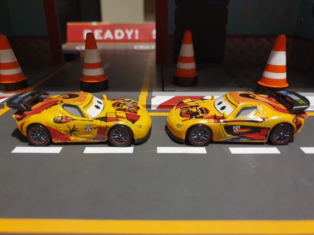 MATTEL DISNEY PIXAR Cars Diecast 1:55 grand prix Racer Miguel Camino ...