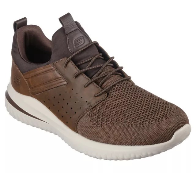 Skechers Delson 3.0 Cicada Mens Size 9 Brown Streetwear Sneaker Shoes 210238 W Skechers Delson 3.0 Cicada Mens Size 9 Brown Streetwear Sneaker Shoes 210238 W