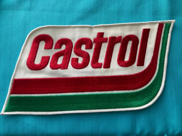 NEW Castrol Logo Patch Embroidered 10 X 6