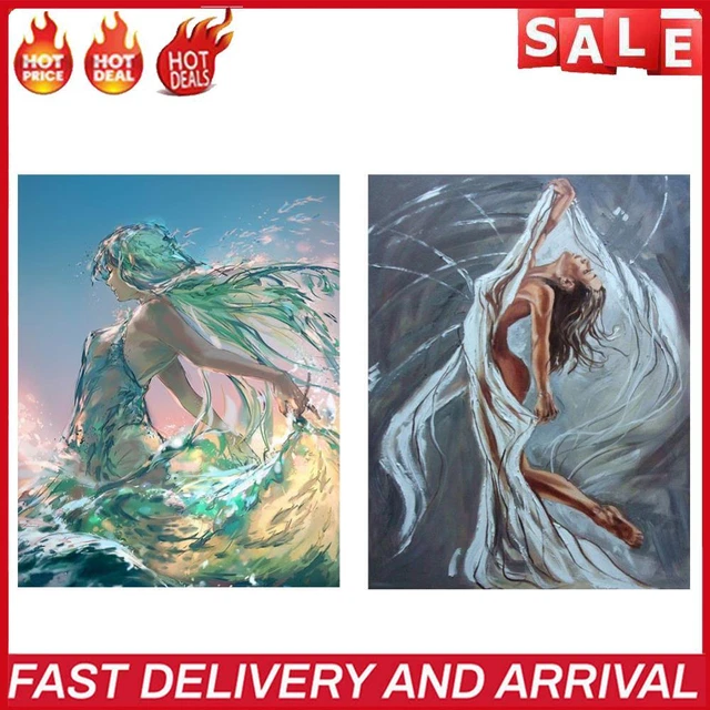 Dancing Girl Oil Paint By Numbers Kits Canvas Drawing DIY Coloring Picture Craft