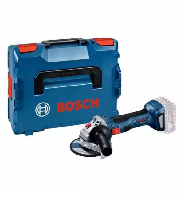 Bosch Akku-Winkelschleifer GWS 18V-7, Solo Version, Zubehör, L-BOXX mit Einlage