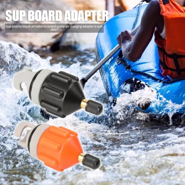 Nylon Rowing Boat Air Valve Adaptor Kayak Inflatable Pump Adapter for SUP Board