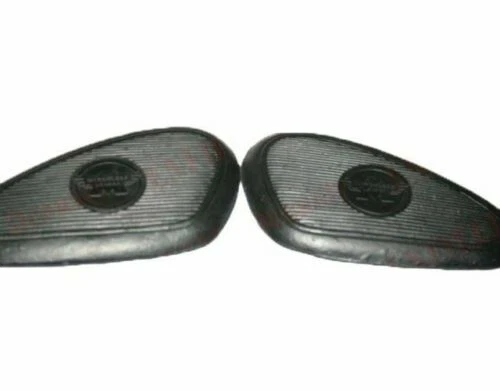 PER MATCHLESS MOTO Nero Nuovo Gomma Serbatoio Carburante Benzina Knee PER MATCHLESS MOTO Nero Nuovo Gomma Serbatoio Carburante Benzina Knee