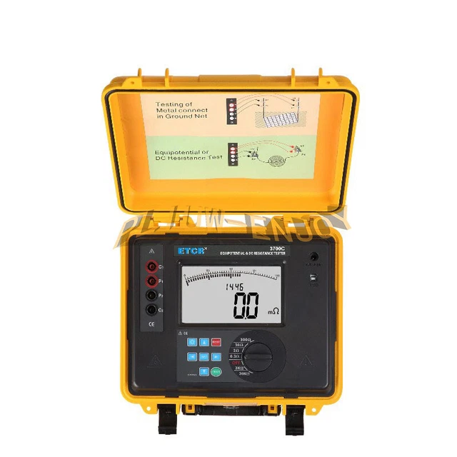 ETCR3700C Intelligent Equipotential Bonding Resistance Tester 0.0001Ω~30.00kΩ